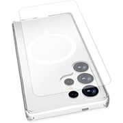 Max & Max Case With Screen Protector Clear Samsung Galaxy S25 Ultra