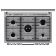 Gorenje Freestanding Gas Cooker 90 cm 5 Burners Cast Iron with Fan - GGI9C20X