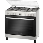 Bosch Series 2 Freestanding Gas Cooker with Glass Lid, 60x60cm – HGV1F0U59M