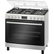 Bosch Series 6 Freestanding Gas Cooker with Electric Grill – HGW3ASQ59M