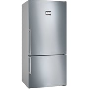 Bosch Series 6 Bottom Freezer Refrigerator 619L Brushed Steel - KGN86AI41B