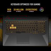 Asus TUF A15 Gaming (2023) Laptop - AMD Ryzen 7-7435HS / 15.6inch FHD / 512GB SSD / 16GB RAM / 4GB NVIDIA GeForce RTX 2050 Graphics / Windows 11 Home / English Keyboard / Graphite Black / International Version - [FA506NFR-HN045W]