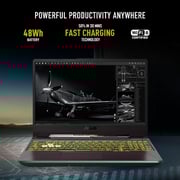Asus TUF A15 Gaming (2023) Laptop - AMD Ryzen 7-7435HS / 15.6inch FHD / 512GB SSD / 16GB RAM / 4GB NVIDIA GeForce RTX 2050 Graphics / Windows 11 Home / English Keyboard / Graphite Black / International Version - [FA506NFR-HN045W]