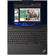Lenovo ThinkPad E16 Gen 2 (2025) AI PC - 1st Series / Intel Core Ultra 7-155U / 16inch WUXGA / 512GB SSD / 16GB RAM / Shared Intel Arc Graphics / Windows 11 Pro / English & Arabic Keyboard / Black / Middle East Version - [21MA001SGR] + LB310 Headset