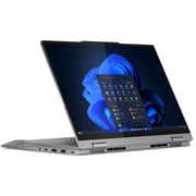 Lenovo ThinkBook 14 2-in-1 G4 IML (2025) AI PC - 1st Series / Intel Core Ultra 7-155U / 14inch WUXGA / 512GB SSD / 16GB RAM / Shared Intel Graphics / Win11 Pro / English & Arabic Keyboard / Luna Grey / Middle East Version - [21MX0011AX] + LB310 Headset