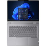 Lenovo ThinkBook 14 2-in-1 G4 IML (2025) AI PC - 1st Series / Intel Core Ultra 7-155U / 14inch WUXGA / 512GB SSD / 16GB RAM / Shared Intel Graphics / Win11 Pro / English & Arabic Keyboard / Luna Grey / Middle East Version - [21MX0011AX] + LB310 Headset