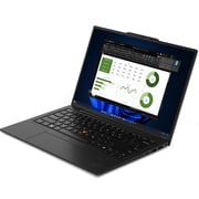 Lenovo ThinkPad X1 Carbon Gen 12 (2025) AI PC - 1st Series / Intel Core Ultra 7-155U / 14inch WUXGA / 1TB SSD / 16GB RAM / Shared Intel Graphics / Windows 11 Pro / English & Arabic Keyboard / Black / Middle East Version - [21KC001QGR] + LB310 Headset