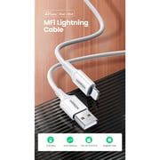 UGREEN USB-A to Lightning Cable, 1m, MFi Certified, 2.4A Fast Charging, Data Sync – Black