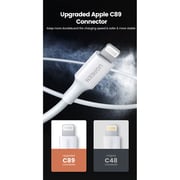 UGREEN USB-A to Lightning Cable, 1m, MFi Certified, 2.4A Fast Charging, Data Sync – Black