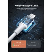 UGREEN USB-A to Lightning Cable, 1m, MFi Certified, 2.4A Fast Charging, Data Sync – Black