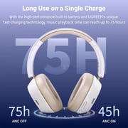 UGREEN 35758 HiTune Max5c Wireless On Ear Headphones White