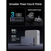 Ugreen Nexode Pro 3-Port GaN Ultra-Slim Fast Charger Black