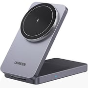 Ugreen 2-in-1 Magnetic Wireless Charger Black/Grey