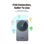 Ugreen 2-in-1 Magnetic Wireless Charger Black/Grey