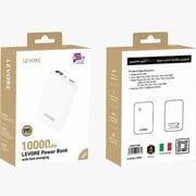 Levore Power Bank 10000mAh with Dual Output, White – LP221-WH