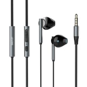 Levore Wired In-Ear Earphones with Mic, Black – LEW11-BK