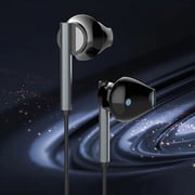 Levore Wired In-Ear Earphones with Mic, Black – LEW11-BK