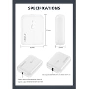 Levore Slim Power Bank 10000mAh with Type-C Input, White – LP222-WH