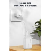 Levore Slim Power Bank 10000mAh with Type-C Input, White – LP222-WH
