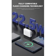 Levore Slim Power Bank 10000mAh with Type-C Input, White – LP222-WH