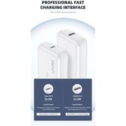 Levore Slim Power Bank 10000mAh with Type-C Input, White – LP222-WH