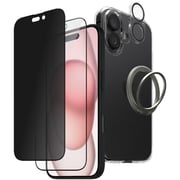 Levore 5-in-1 Full Body Shield for iPhone 16, Black – LECS16-BK