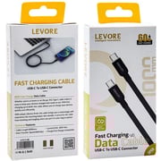 Levore USB-C to USB-C Cable 1m – Black