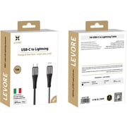 Levore USB-C to Lightning Cable 1m – Black