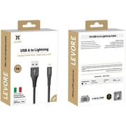 Levore USB-A to Lightning Cable 1m – Black