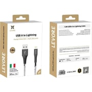 Levore USB-A to Lightning Cable 1.8m – Black