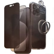Levore 5-in-1 Full Body Shield for iPhone 16 Pro Max, Black – LECS16PM-BK