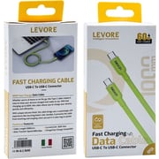 Levore USB-C to USB-C Cable 1m – Green