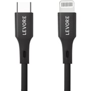 Levore USB-C to Lightning Cable 1m Black - LC4111-BK