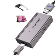 Lemorele HDMI to Type-C Adapter Black