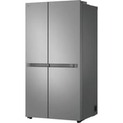 LG Side by Side Refrigerator, No Frost, 664L, 2 Doors, Inverter, Silver, GC-B257KLJW
