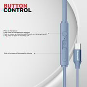 Honeywell Suono P60 Wired In Ear Headset Blue
