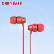 Honeywell Suono P60 Wired In Ear Headset Red