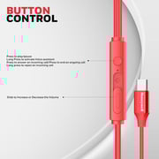 Honeywell Suono P60 Wired In Ear Headset Red