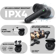 Honeywell Moxie V1400 True Wireless Earbuds Black