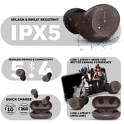 Honeywell Suono P2200 True Wireless Earbuds Brown