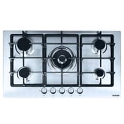 Ocean Gas Built-in Hob, 90 cm, 5 Burners, Stainless Steel - OHGFR95IPROSVC