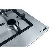 Ocean Gas Built-in Hob, 90 cm, 5 Burners, Stainless Steel - OHGFR95IPROSVC