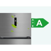 Midea Refrigerator 2D 449 liter, Inverter, Digital Control, Active C Fresh Filter, Multi-air flow, Silver - MDRT645MTE06E