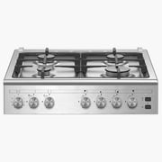 Baumatic Free Standing 4 Burner Gas Cooker PMECGG6ESS