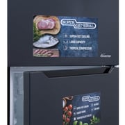 Super General Top Mount Refrigerator 413L Black - KSGR505