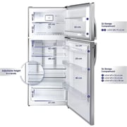 Super General Top Mount Refrigerator 566L Silver- KSGR815I