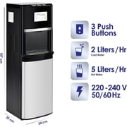 Super General Top Load Water Dispenser with Cabinet – KSGL2020BM