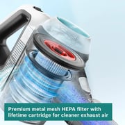 Bosch Cordless 2-in-1 Vacuum and Mop Aqua White BCS71HYGGB