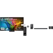 LG 75 Inch LG QNED MiniLED QNED99 8K Smart TV AI Magic remote HDR10 webOS24 2024 + S95QR Sound Bar