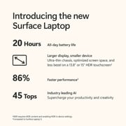 Microsoft Surface Pro (2024) Copilot+PC - Qualcomm Snapdragon X Plus X1P-64-100 / 13.8inch / 512GB SSD / 16GB RAM / Shared Qualcomm Adreno GPU Graphics / Windows 11 Home / English Keyboard / Platinum / International Version - [ZGM-00001]